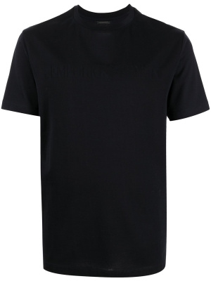 

Logo-print crewneck T-shirt, Emporio Armani Logo-print crewneck T-shirt