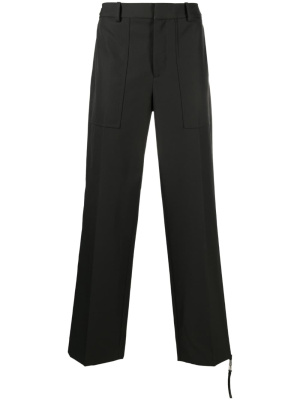 

Buckle-detail cotton trousers, Helmut Lang Buckle-detail cotton trousers