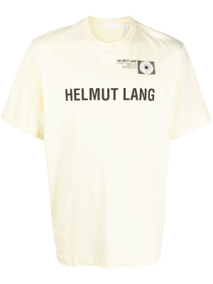 

Logo-print cotton T-shirt, Helmut Lang Logo-print cotton T-shirt