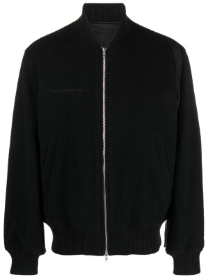 

Logo-embroidered bomber jacket, Helmut Lang Logo-embroidered bomber jacket