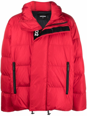 

Lettering logo puffer jacket, Dsquared2 Lettering logo puffer jacket