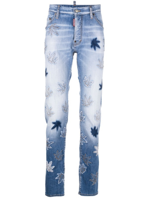 

Distressed slim-cut jeans, Dsquared2 Distressed slim-cut jeans