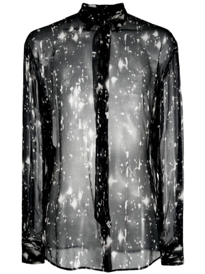 

Star-print sheer shirt, Dsquared2 Star-print sheer shirt