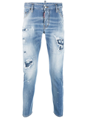 

Ripped slim-fit jeans, Dsquared2 Ripped slim-fit jeans