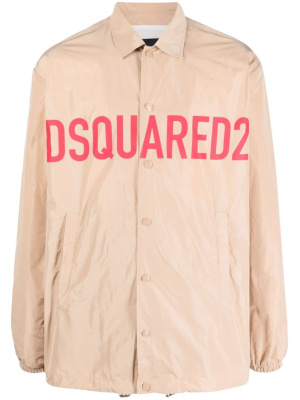 

Logo-print shirt jacket, Dsquared2 Logo-print shirt jacket