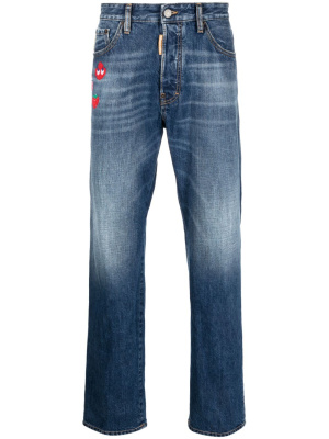 

Low-rise straigh-leg jeans, Dsquared2 Low-rise straigh-leg jeans