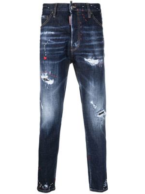 

Ripped drop-crotch jeans, Dsquared2 Ripped drop-crotch jeans