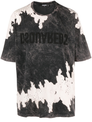

Logo-print tie-dye T-shirt, Dsquared2 Logo-print tie-dye T-shirt
