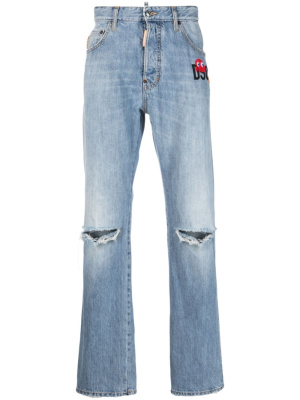 

Logo-print bootcut jeans, Dsquared2 Logo-print bootcut jeans