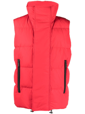 

Funnel-neck padded gilet, Dsquared2 Funnel-neck padded gilet