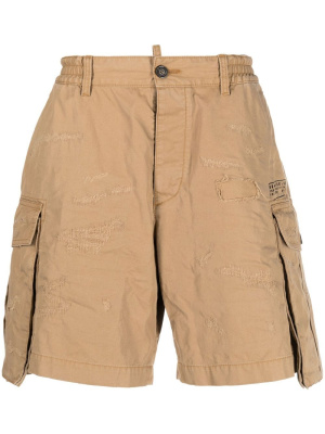 

Distressed-effect cargo shorts, Dsquared2 Distressed-effect cargo shorts