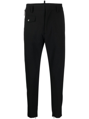 

Slim-cut tapered cropped trousers, Dsquared2 Slim-cut tapered cropped trousers