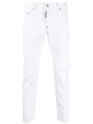 

Ripped tapered skinny-cut jeans, Dsquared2 Ripped tapered skinny-cut jeans