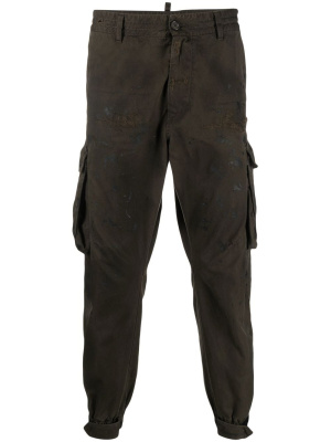 

Cropped tapered-leg cargo trousers, Dsquared2 Cropped tapered-leg cargo trousers