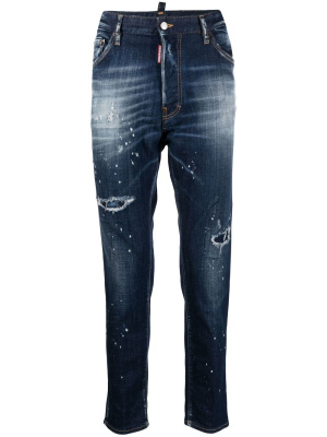 

Paint-splatter ripped skinny jeans, Dsquared2 Paint-splatter ripped skinny jeans