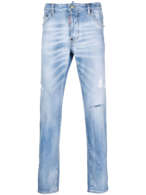 

Logo-patch tapered-leg jeans, Dsquared2 Logo-patch tapered-leg jeans
