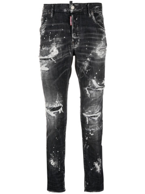 

Bleached-finish cotton jeans, Dsquared2 Bleached-finish cotton jeans