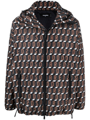 

All-over logo print windbreaker, Dsquared2 All-over logo print windbreaker