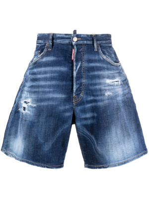 

Wide-leg denim shorts, Dsquared2 Wide-leg denim shorts
