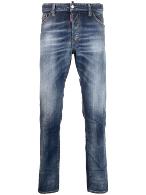 

Distressed-effect slim-leg jeans, Dsquared2 Distressed-effect slim-leg jeans