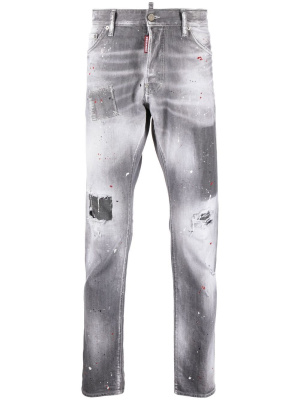 

Paint-splatter detail slim jeans, Dsquared2 Paint-splatter detail slim jeans