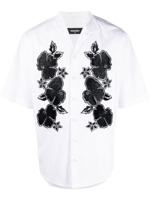 

Floral-print short-sleeved shirt, Dsquared2 Floral-print short-sleeved shirt