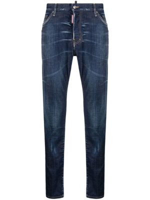 

Slim-cut stretch-cotton jeans, Dsquared2 Slim-cut stretch-cotton jeans