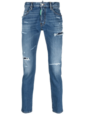 

Distressed-effect slim-fit jeans, Dsquared2 Distressed-effect slim-fit jeans