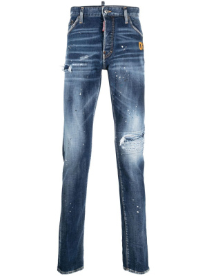 

Distressed slim-fit jeans, Dsquared2 Distressed slim-fit jeans