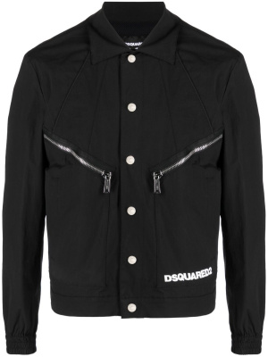 

Logo-print shirt jacket, Dsquared2 Logo-print shirt jacket