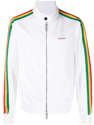 

Stripe-detail cotton jacket, Dsquared2 Stripe-detail cotton jacket