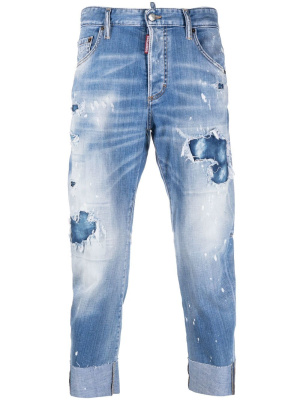 

Distressed cropped jeans, Dsquared2 Distressed cropped jeans