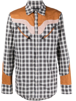 

Check-print Western-style shirt, Dsquared2 Check-print Western-style shirt