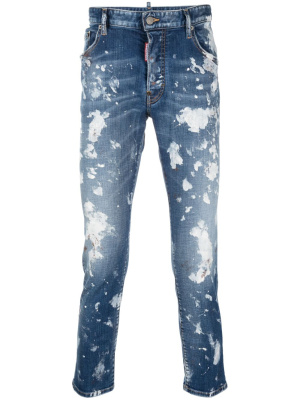 

Paint splattered distressed jeans, Dsquared2 Paint splattered distressed jeans