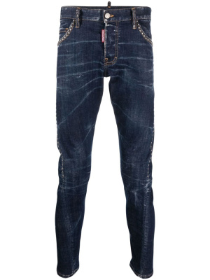 

Stud-embellished skinny jeans, Dsquared2 Stud-embellished skinny jeans
