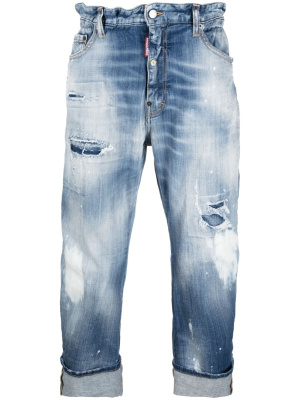 

Distressed cropped jeans, Dsquared2 Distressed cropped jeans