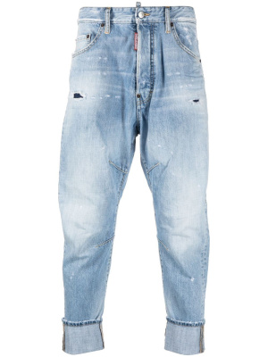 

Cropped baggy-fit jeans, Dsquared2 Cropped baggy-fit jeans