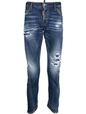

Slim-fit distressed-effect jeans, Dsquared2 Slim-fit distressed-effect jeans