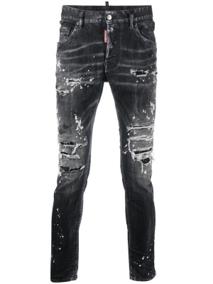 

Distressed-effect skinny jeans, Dsquared2 Distressed-effect skinny jeans
