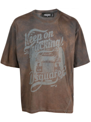 

Graphic-print cotton T-shirt, Dsquared2 Graphic-print cotton T-shirt
