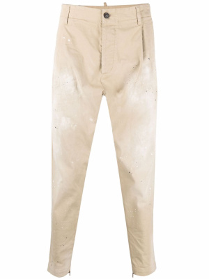 

Paint-splatter detail trousers, Dsquared2 Paint-splatter detail trousers