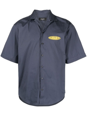 

Logo-print short-sleeve shirt, Dsquared2 Logo-print short-sleeve shirt
