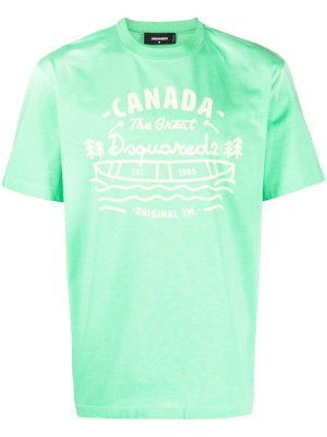 

Logo-print cotton T-shirt, Dsquared2 Logo-print cotton T-shirt