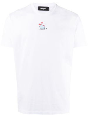 

Logo-print cotton T-shirt, Dsquared2 Logo-print cotton T-shirt