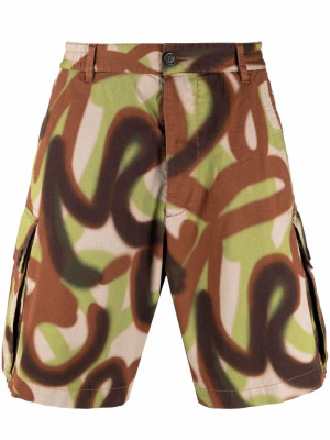 

Spray-paint cargo shorts, Dsquared2 Spray-paint cargo shorts