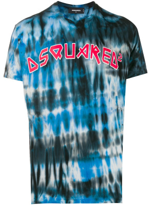 

Tie-dye logo print T-shirt, Dsquared2 Tie-dye logo print T-shirt