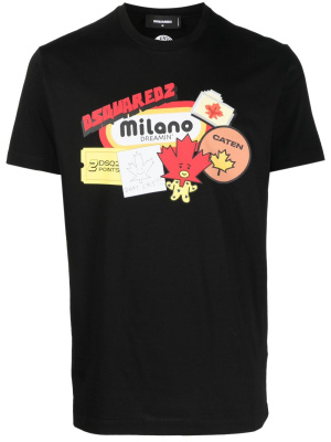 

Graphic-print cotton T-shirt, Dsquared2 Graphic-print cotton T-shirt