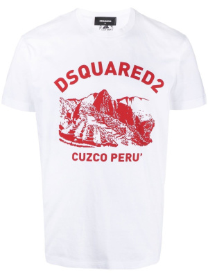 

Logo-print short-sleeve T-shirt, Dsquared2 Logo-print short-sleeve T-shirt