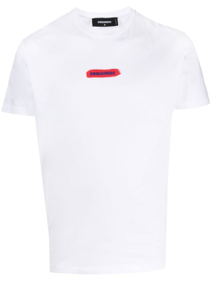 

Logo print cotton T-shirt, Dsquared2 Logo print cotton T-shirt