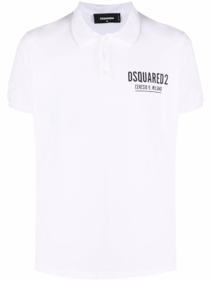 

Logo-print polo shirt, Dsquared2 Logo-print polo shirt